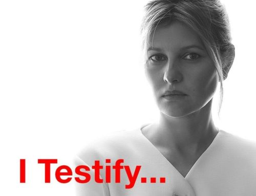 Ολένα Ζελένσκα «I testify» «Καταθέτω»