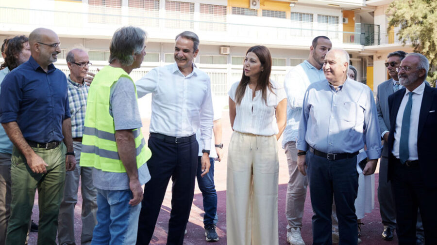 Το 3ο Γυμνάσιο Ζωγράφου, επισκέφτηκε ο Πρωθυπουργός Κυριάκος Μητσοτάκης